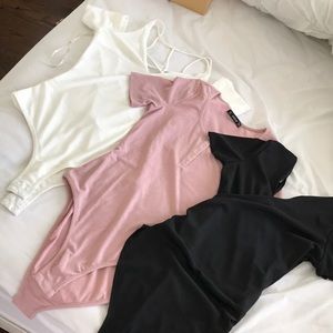 Bundle of NEVER WORN BEFORE three bodysuits!